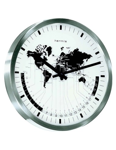 Hermle Airport wandklok – wereldtijd
