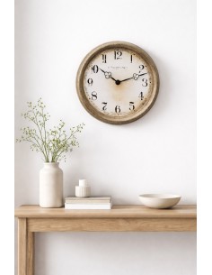 Hermle vintage wandklok – bruin messing 2