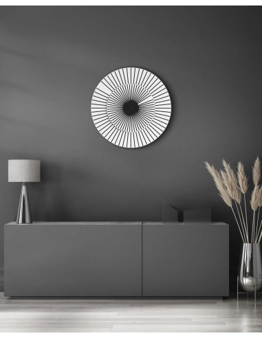 Hermle 118 Zeiger wandklok – wit-zwart