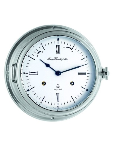 Hermle Southampton scheepsklok – zilver met wit