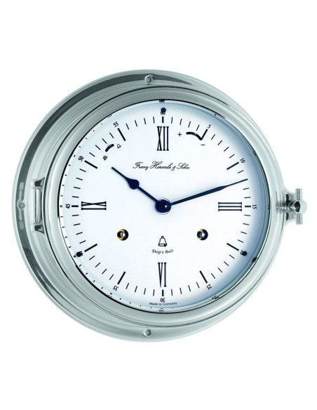Hermle Southampton scheepsklok – zilver met wit
