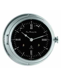Hermle Caspian scheepsklok – zilver met zwart 2