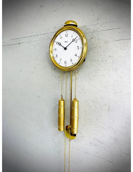 Hermle Neasden II messing wandklok – lierslinger