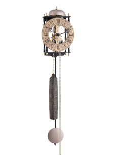 Hermle Lester skeletklok – beige