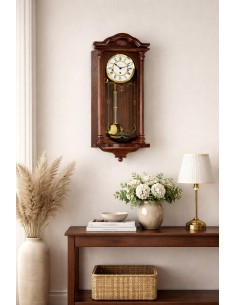 Hermle Fulham regulateur – notenhout, Westminster 2