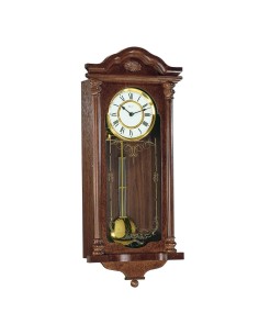 Hermle Fulham regulateur – notenhout, quartz