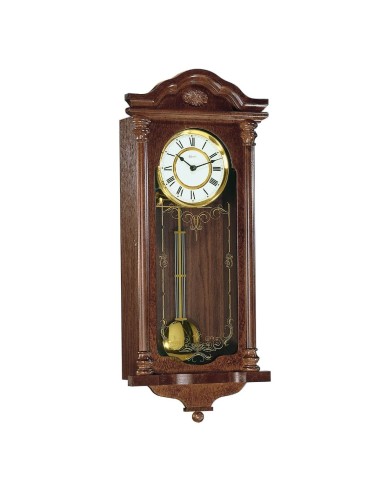 Hermle Fulham regulateur – notenhout, quartz