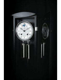Hermle Mornington regulateur zwart – klassiek in pianolak