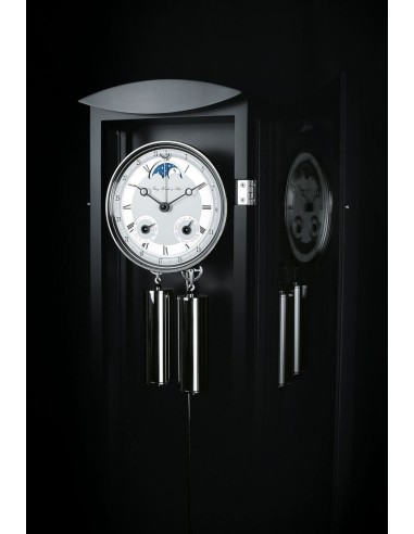 Hermle Mornington regulateur zwart – klassiek in pianolak