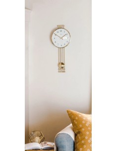 Hermle Highbury wandklok – goudkleurig, radiogestuurd 2