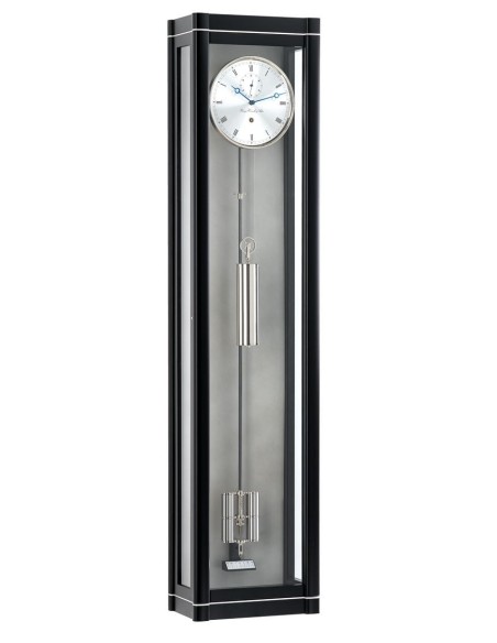 Hermle Kingsland precisieregulateur – matzwart, 133 cm