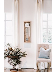 Hermle Abbot regulateur ijsbeuken – licht hout
