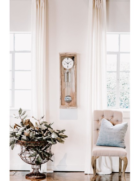 Hermle Abbot regulateur ijsbeuken – licht hout