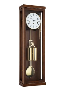 Hermle Abbot regulateur notenhout – warm & modern