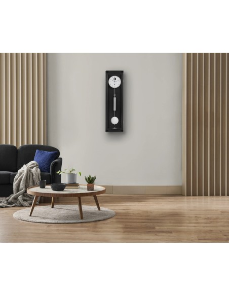 Hermle Hudson regulateur wit – met maanbol