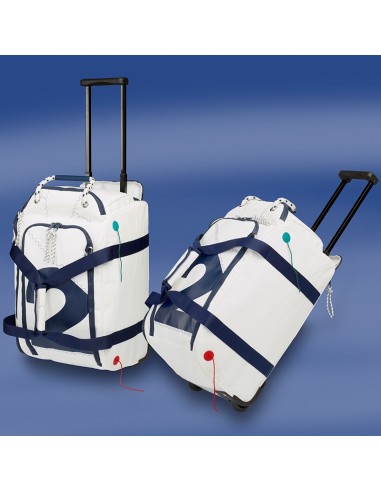 Zeildoek Vliegtuigtrolley - Sea Fly - Navy - Trend Marine - Zeildoek Tassen - TM1059.1 - € 125,00