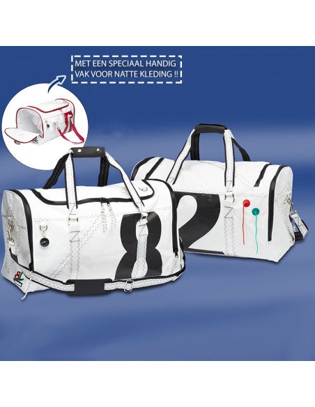 Zeildoek Weekendtas - Sea Lord - Zwart - Trend Marine