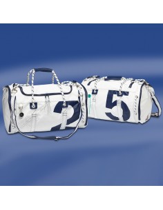 Ronde Zeildoek Reistas - Sea Mate - Navy - Trend Marine - Zeildoek Tassen - TM1027.1 - € 124,95