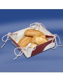 Zeildoek Broodmandje - Bread Basket - Rood