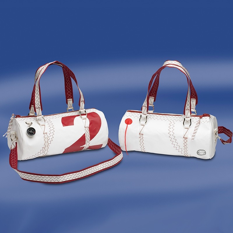 Zeildoek Handtas - Sea Lady - Rood - Trend Marine - Zeildoek Tassen - TM1013.3 - € 52,00