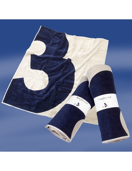 Strandlaken - Sea Beach Towel - Navy - Trend Marine