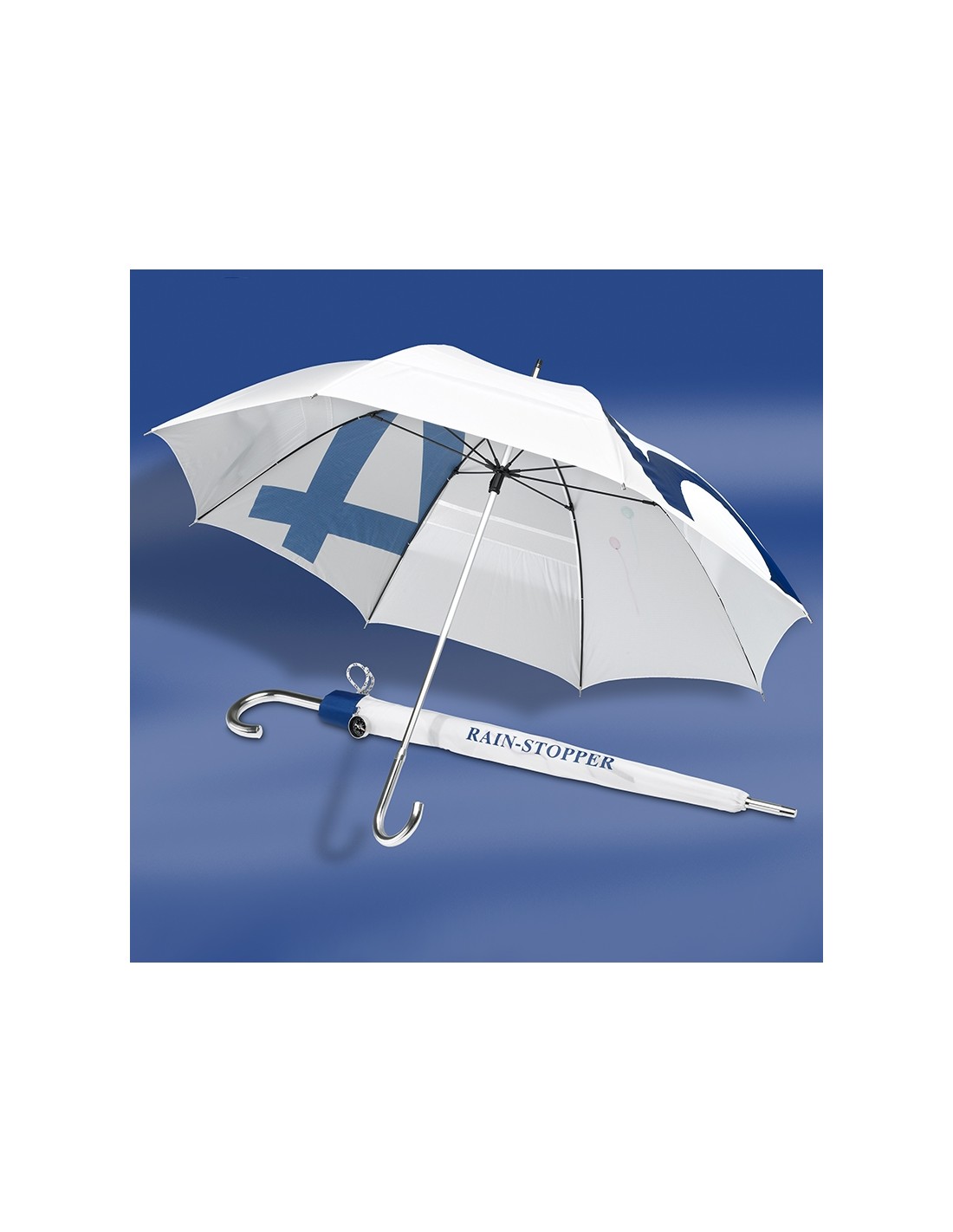 ongeluk negeren Bang om te sterven Paraplu - Windbrella - 2 Persoons - Royal Blue van Trend Marine - T...