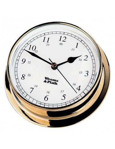 Endurance I 85 - Quartz Klok - Arabisch - Messing - 108 mm - Weems & Plath - Scheepsinstrumenten - BAC3115 - € 89,95