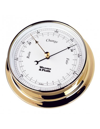 Endurance I 85 - Barometer - Messing - 108 mm - Weems & Plath - Scheepsinstrumenten - BAC3116 - € 89,95