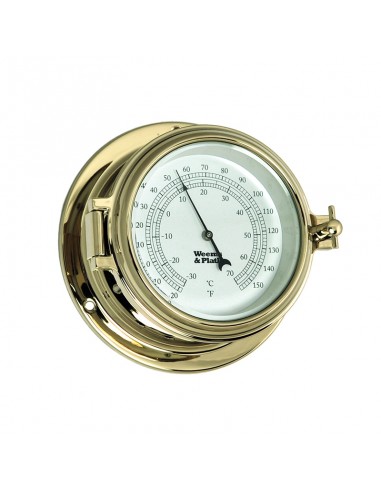 Endurance II 105 - Thermometer - Messing - 121 mm - Weems & Plath - Scheepsinstrumenten - BAC3183A - € 129,95