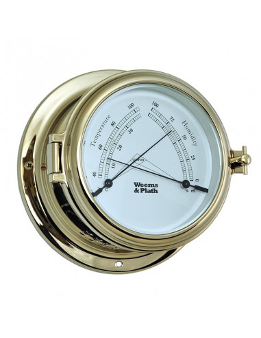 Endurance II 115 - Thermometer / Hygrometer - Messing - 152 mm - Weems & Plath - Scheepsinstrumenten - BAC3188 - € 149,96