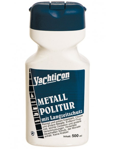Metaal Polish - Politoer - Reinigt En Beschermt - 500 ml - Yachticon