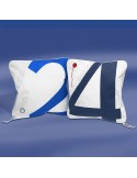 Zeildoek Kussen - Cushion - Navy  Royal Blue