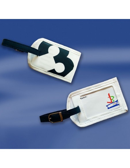 Zeildoek Kofferlabel - Sea Label - Navy - Trend Marine