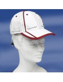 Zeildoek Cap Met Verstelbaar Koord En Klem - Baseballcap - Rood