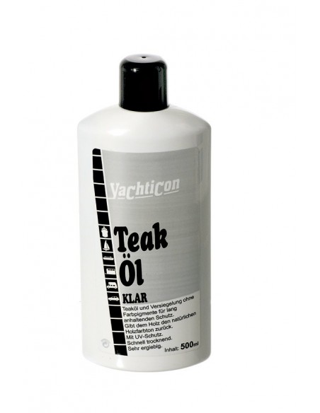 Teak Olie - Helder - Zilver - 500 ml - Yachticon - Onderhoud - 02.0738.00 - € 22,50