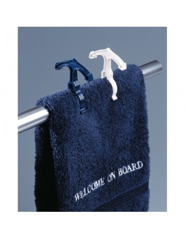 Railingknijpers - 5x Wit - 5x Blauw - Welcome On Board - Nautische Accessoires - 10219801 - € 12,95