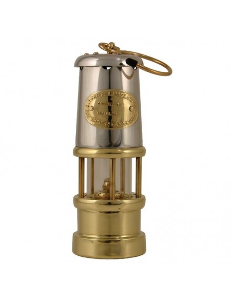 Welsh Miner Olielamp - Messing / Nikkel - Klein - Delite
