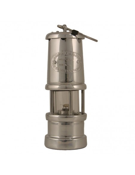Welsh Miner Olielamp - Vernikkeld Aluminium - Klein - Delite