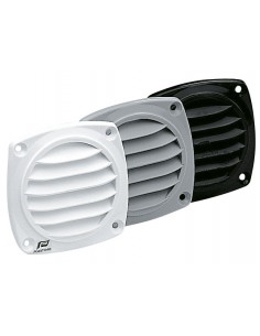 Ventilatierooster 82 x 82 mm wit - On-Deck