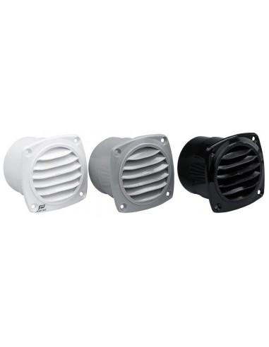 Ventilatierooster met flens Ø70 mm 82 x 82 mm wit - On-Deck - On-Deck - ODA12410 - € 4,36