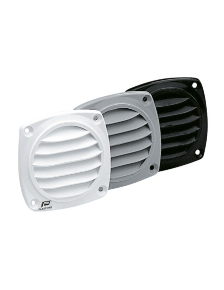 Ventilatierooster 82 x 82 mm zwart - On-Deck