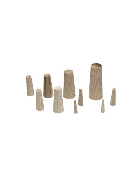 Houten pluggen set van 9 (5 lengtes) - On-Deck