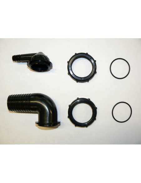 Aansluitset flexibele tank 38 & 12 mm - On-Deck