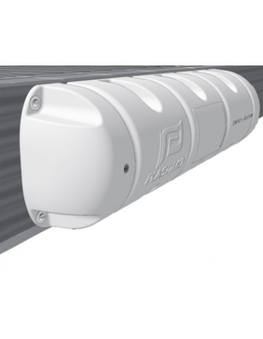 Steigerbumper halfrond Ø18 x 40 cm wit - On-Deck