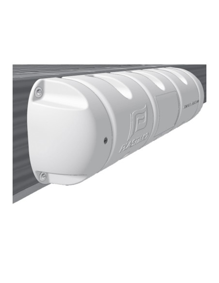 Steigerbumper halfrond Ø18 x 40 cm wit - On-Deck