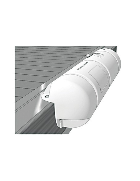 Steigerbumper driekwart rond Ø18 x 40 cm blauw - On-Deck
