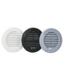 Ventilatierooster rond 3'' wit