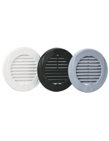 Ventilatierooster rond 3'' zwart - On-Deck