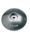 Anode zink roer/zwaard/trim tab Ø110 x 25 mm gat Ø 10 mm