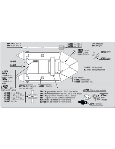 Pompadapter opbl.boot Halkey Robert - On-Deck